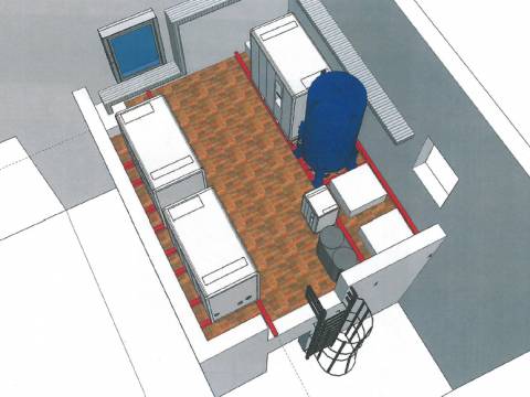 Progettazione 3D sala compressori