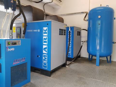 Sala compressori con due MSB 30 IVR