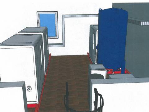 Progettazione 3D sala compressori
